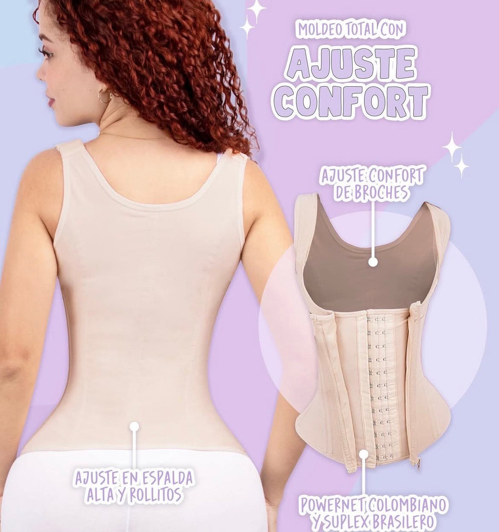 🔥FAJA CHALECO RELOJ DE ARENA 15 VARILLAS🔥