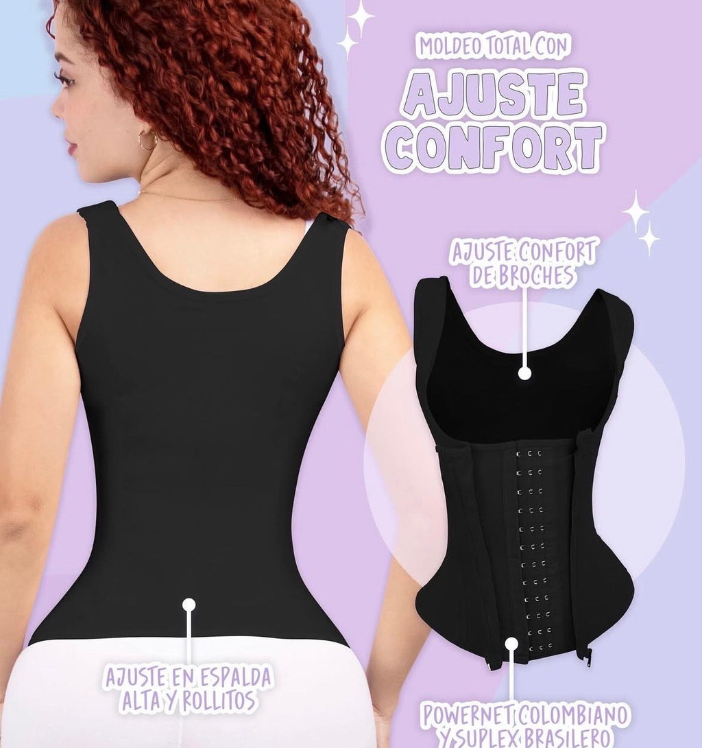 🔥FAJA CHALECO RELOJ DE ARENA 15 VARILLAS🔥