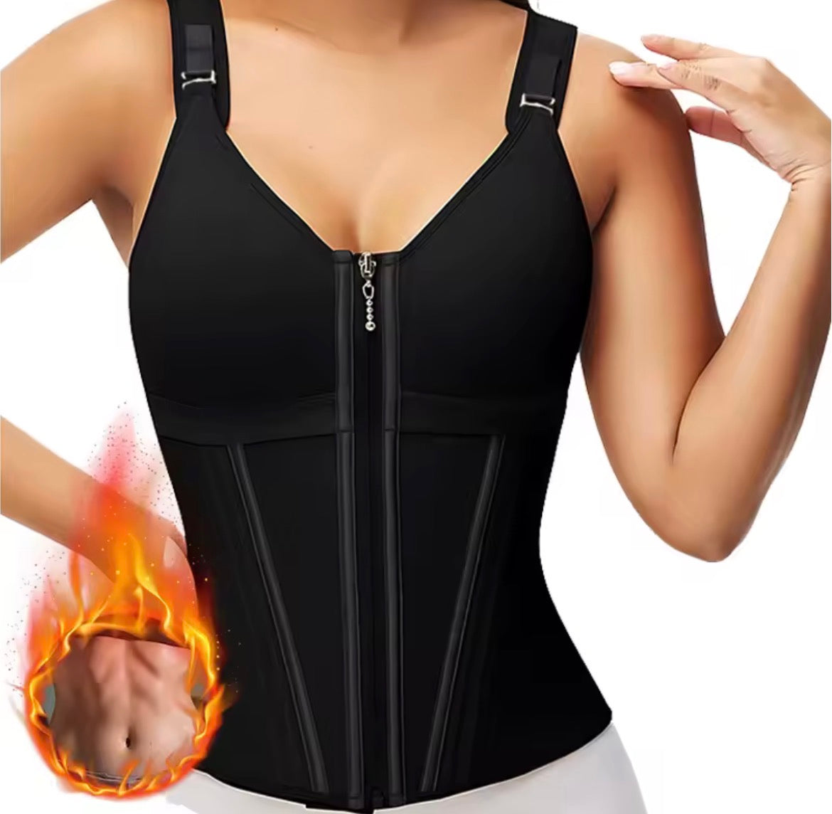 🔥🔥FAJA CHALECO CON BRASIER RELOJ DE ARENA 🔥🔥